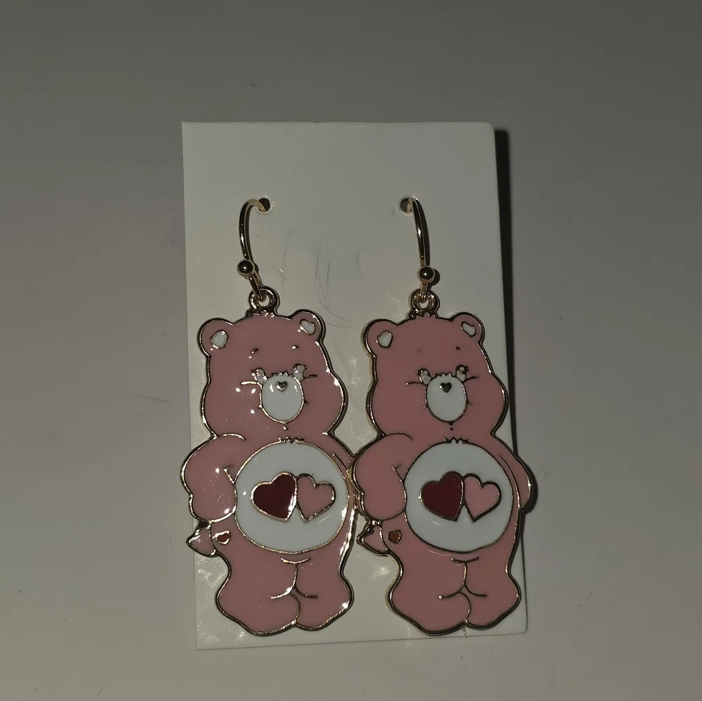 Love-A-Lot Bear Care Bears Earrings Handmade Hypo-Allergenic Bundle/Offer 2 Save